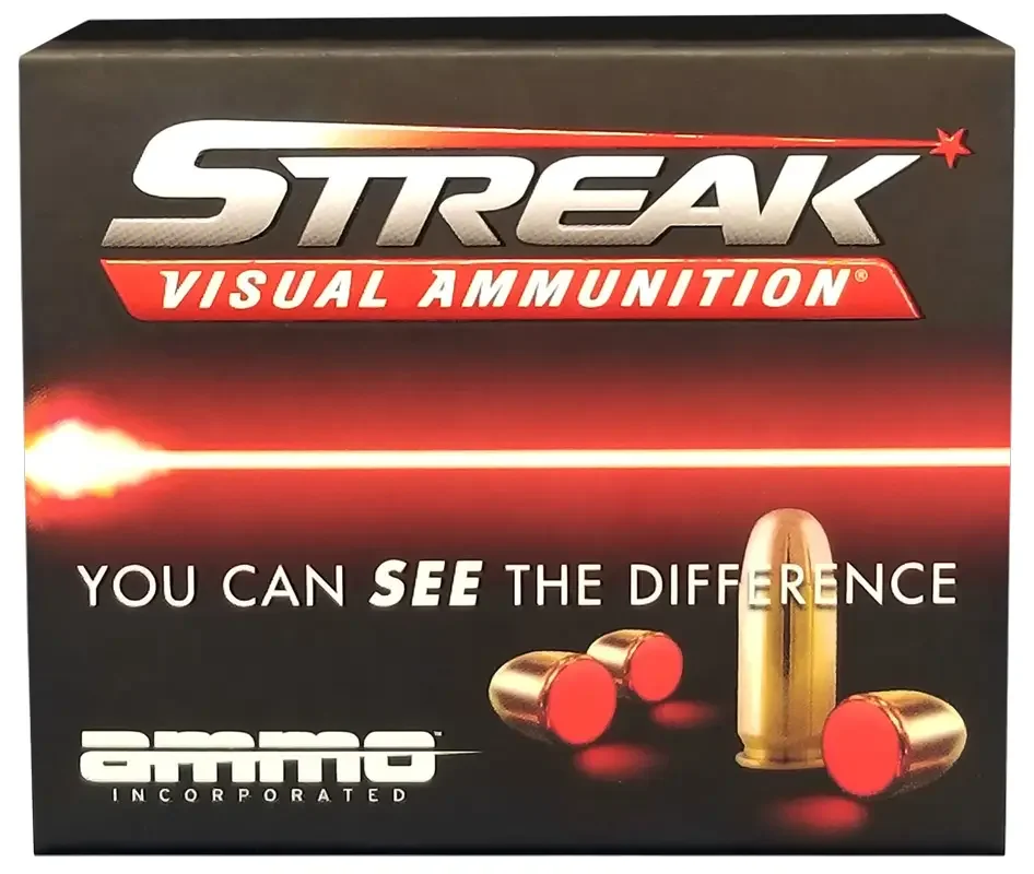 Набої нарізні Ammo Inc Streak кал. 45 AUTO куля TMC 230 гран (14,9 г). Червоний