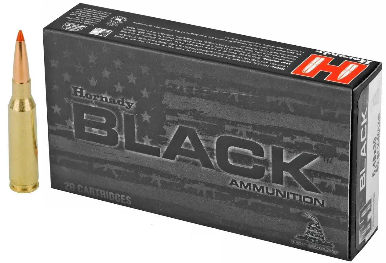 Набої нарізні Hornady Black 5.45*39 куля V-Max 60 гр. (3.88 г) 20 шт/уп