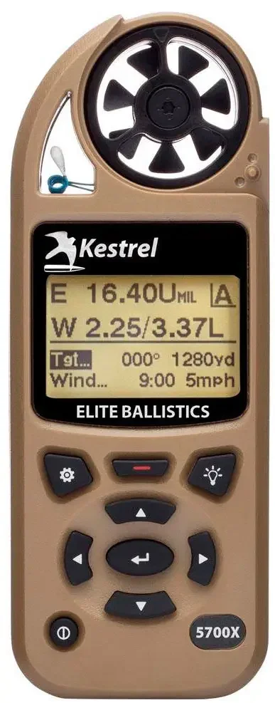 Метеостанція Kestrel 5700X Elite Applied Ballistics Bluetooth Tan