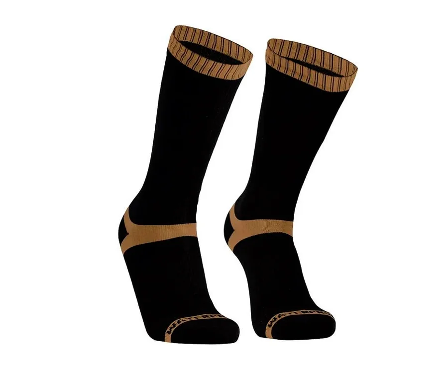 Шкарпетки водонепроникні DexShell Hytherm Pro Black/Brown S