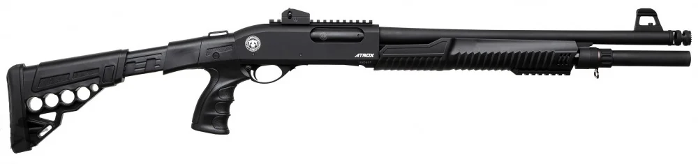 Рушниця гладкоствольна ATROX Tactic Black Telescopic Stock Huglu 7+1 12/46