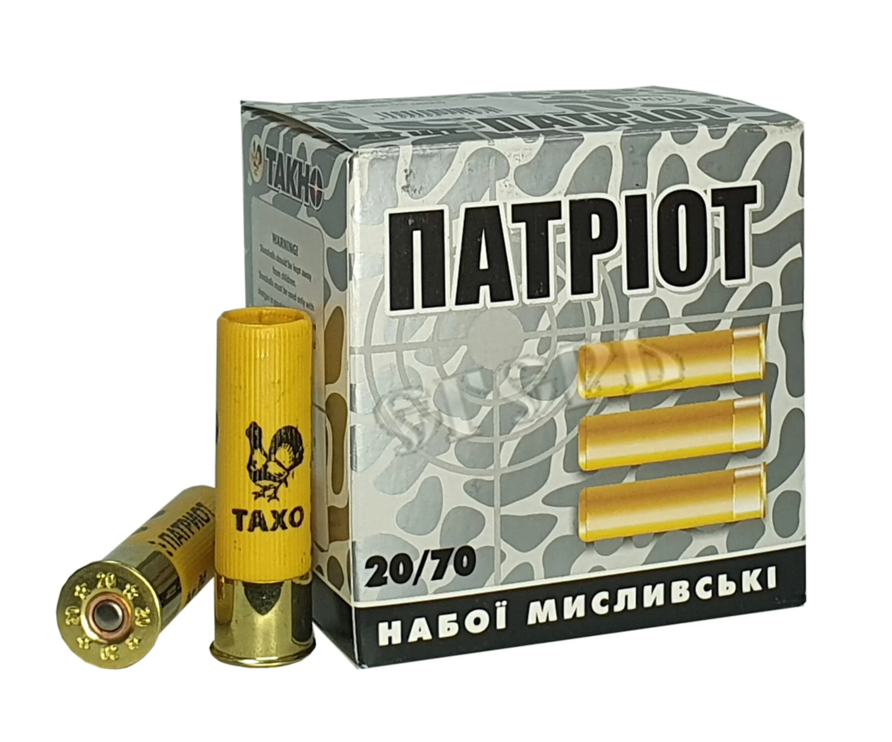 Набої гладкоствольні ТАХО Патріот №3 20х70 36 г