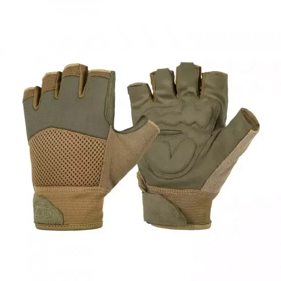 Рукавиці тактичні Helikon-Tex Half Finger Mk2 Olive Green/Coyote S