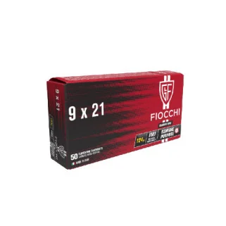 Набої нарізні Fiocchi 9х19 Luger FMJ 124Gr (8.04 г)