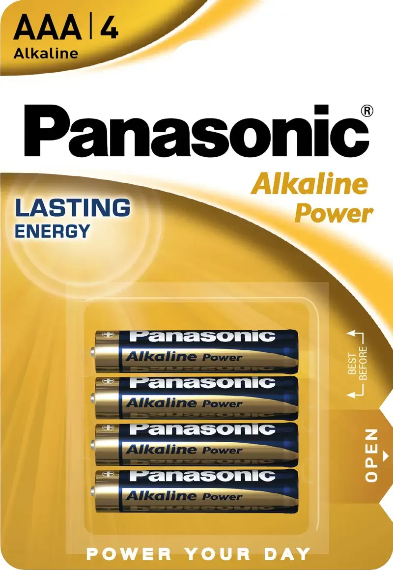 Батарея Panasonic Alkaline Power AAA BLI 4