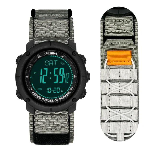 Годинник Awarder 036 Nylon Tactic Black-Grey