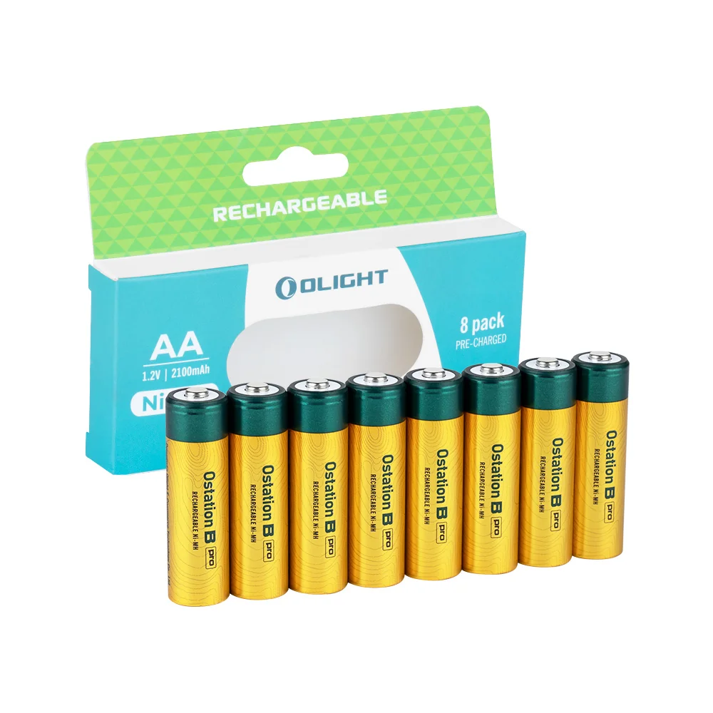 Акумуляторна батарея Olight Ostation B Pro AA 2100 mAh 8 шт