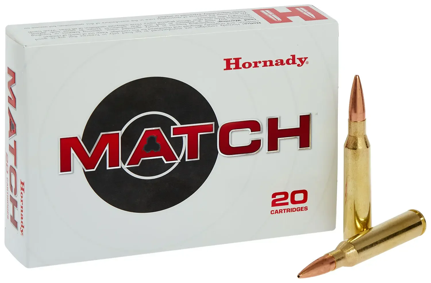 Набої нарізні Hornady Match 338 Lapua Mag куля ВТНР 250 гр (16,2г)