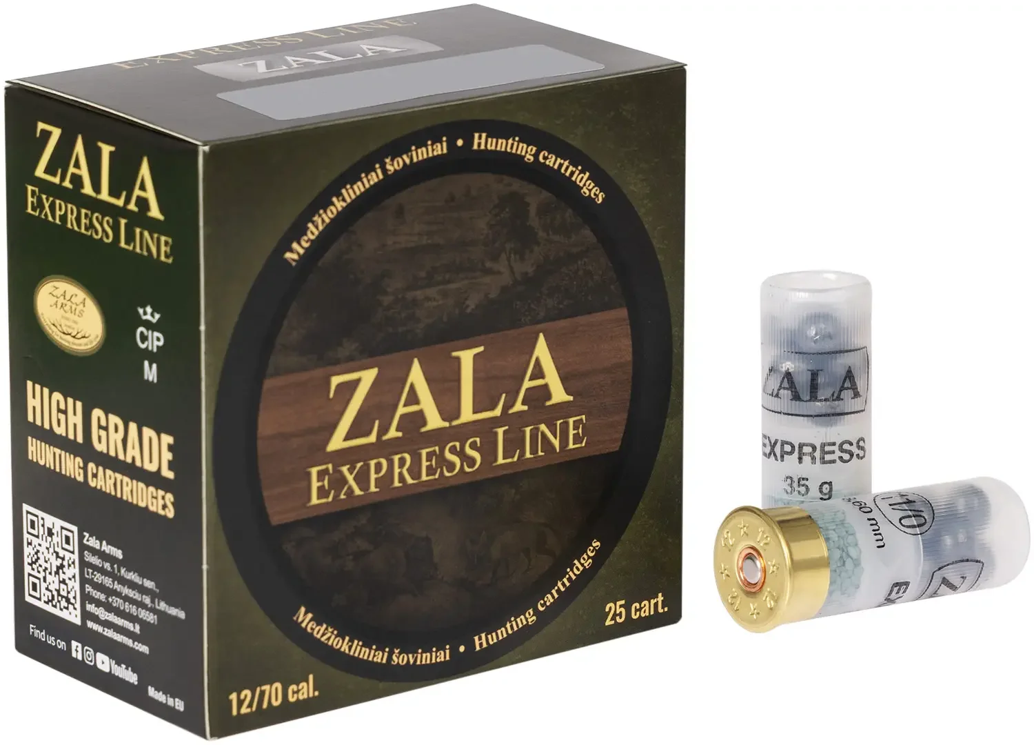 Набої гладкоствольні Zala Arms Express картеч 8,6 мм 12/70  35 г