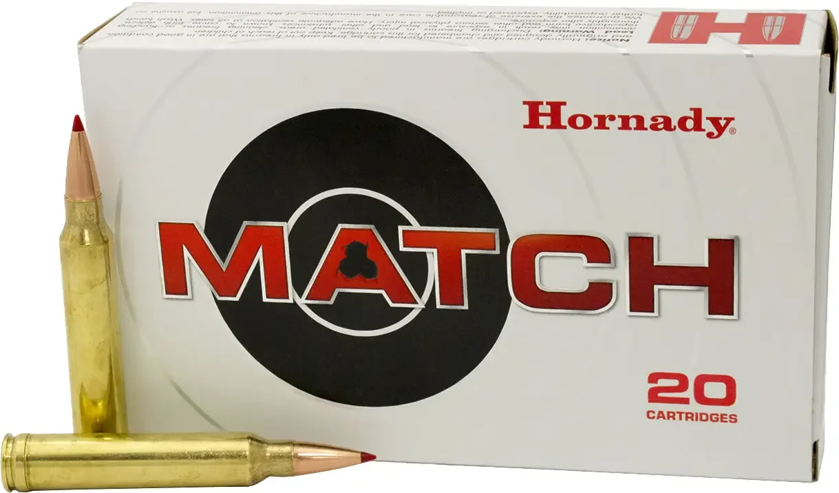 Набої нарізні Hornady Match 300 Win Mag пуля ELD-M 195гран (12,64г)