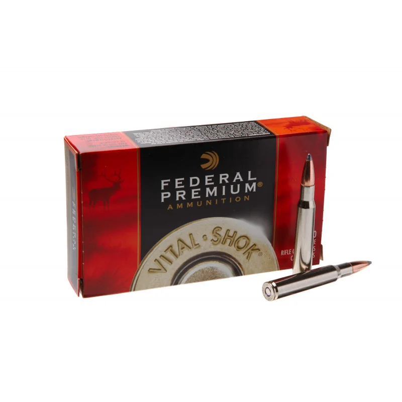 Набої нарізні Federal Vital-Shok, 30-06, куля 180 GR (11,66 г),Nosler Partition 20ш/уп.