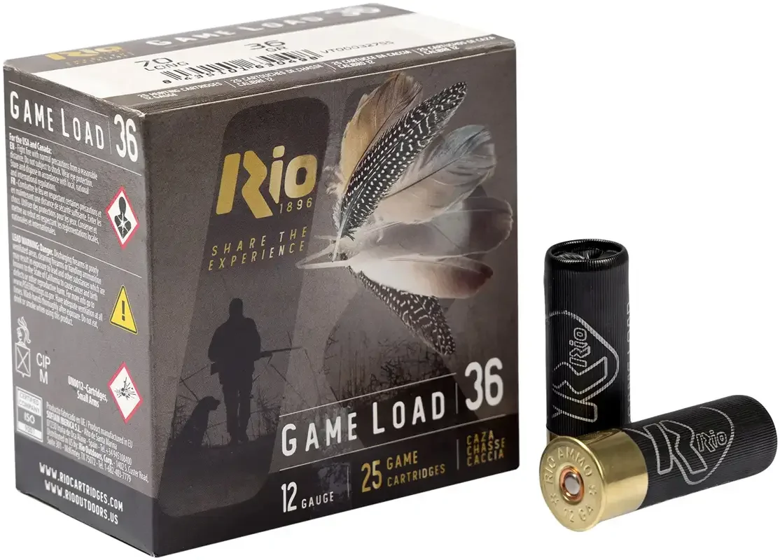 Набої гладкоствольні RIO Game Load-36 №0 12/70  36 г