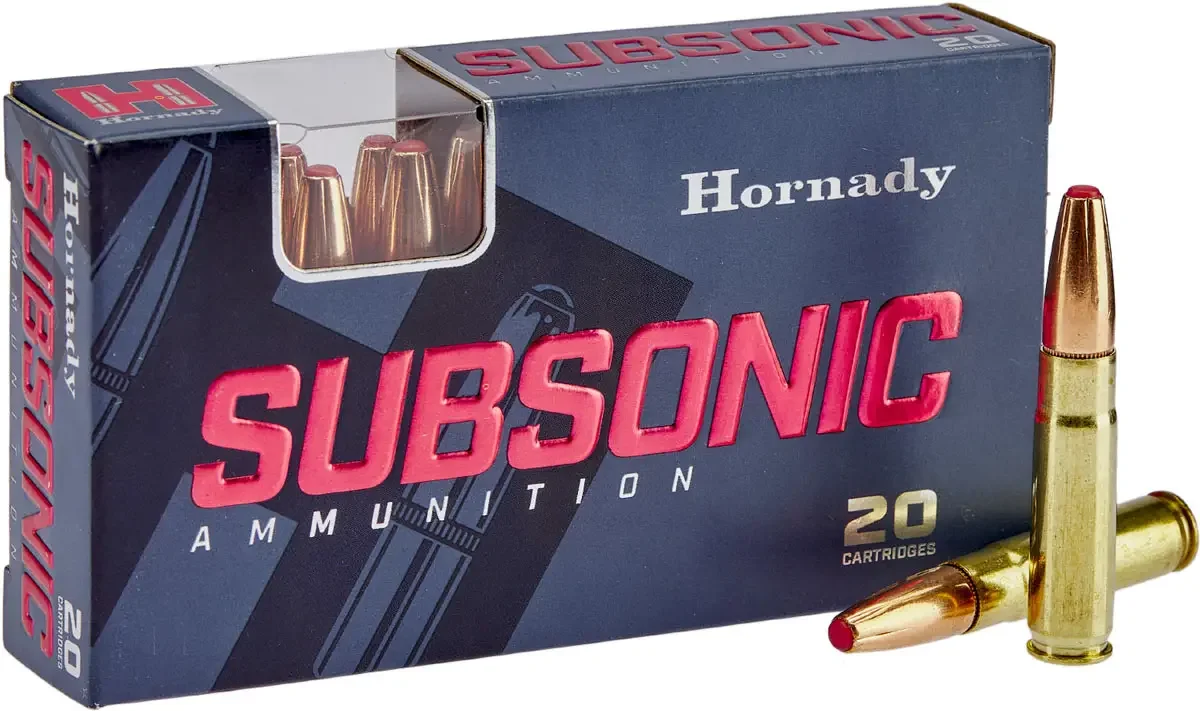 Набої нарізні Hornady Subsonic Black 300 Whisper/Blackout куля SUB-X 190 гр (12.3 г)