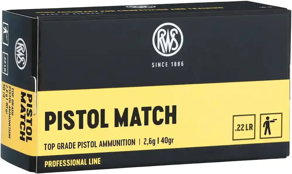 Набої нарізні RUAG RWS Pistol Mach. 22 LR куля LHP 40 гр (2,6 г) 50шт/уп