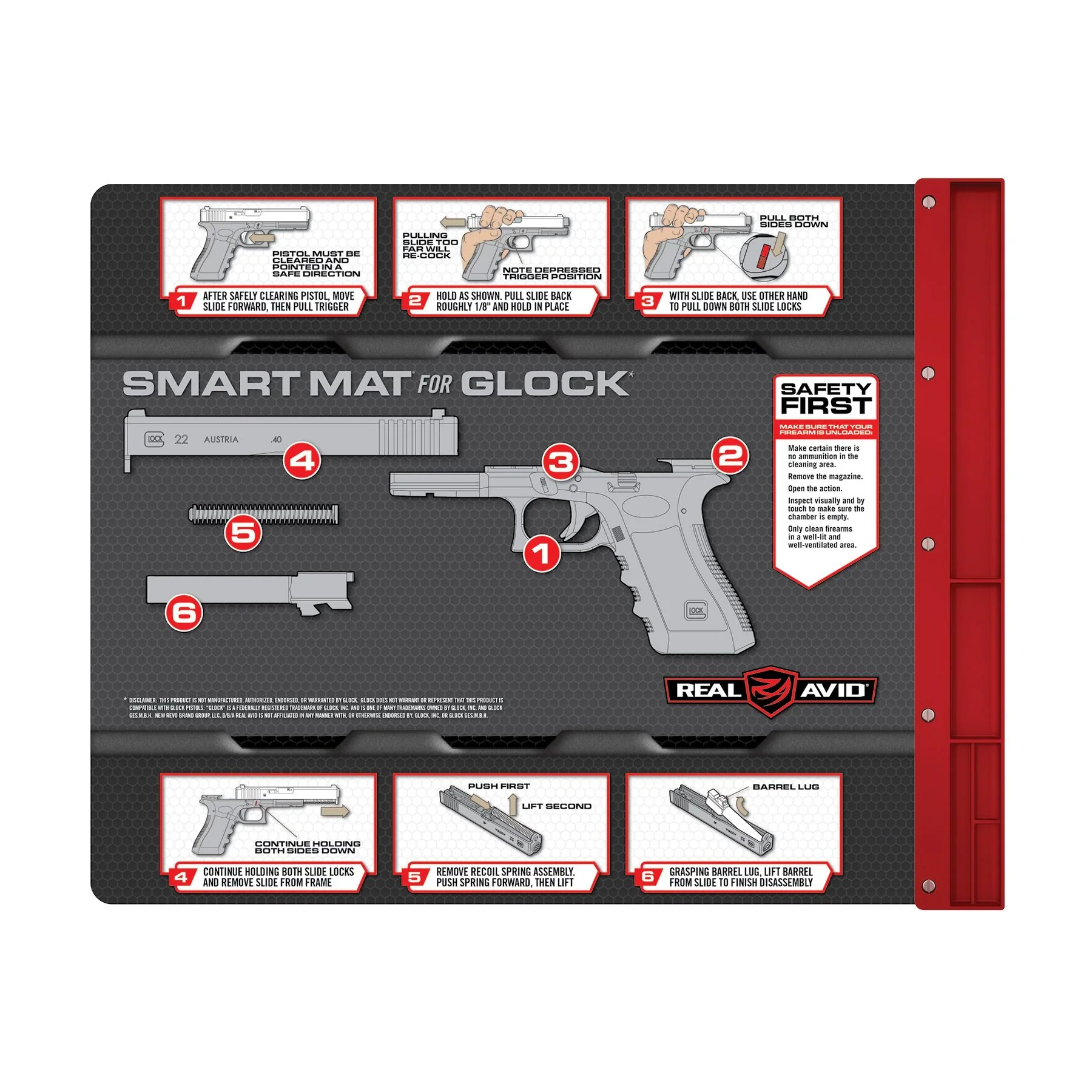 Килимок настільний Real Avid Glock Smart Mat