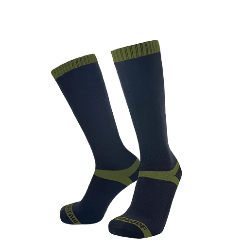 Шкарпетки водонепроникні DexShell Trekking Olive Stripe L