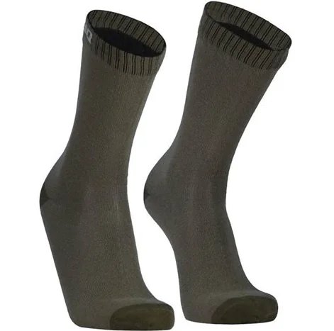 Шкарпетки водонепроникні DexShell Ultra Thin Crew Olive Green ХL