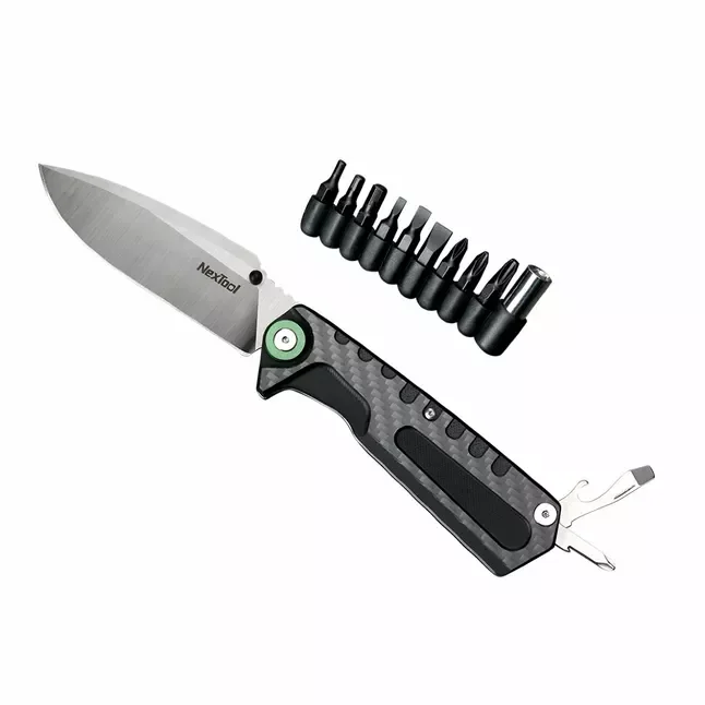 Ніж багатофункційний NexTool 3 в 1 Black