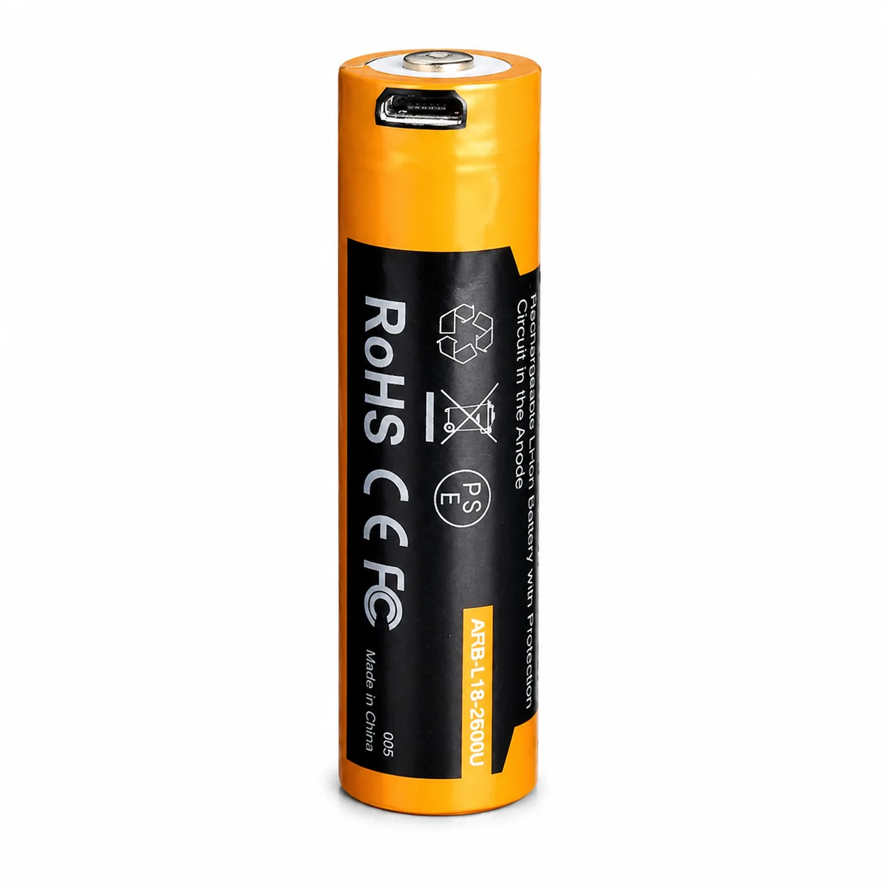 Акумуляторна батарея Fenix ARB-L18-2600U 18650 Li-ion 2600 mAh Micro USB