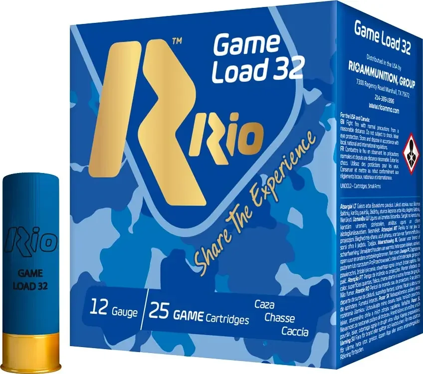 Набої гладкоствольні RIO Game Load-32 NEW №3 12/70 32  г