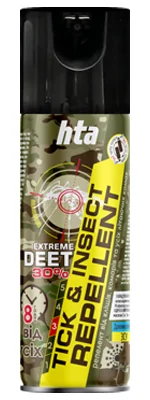 Аерозоль-репелент HTA Extreme Deet 30% Tick & Insect Repellent 200 мл