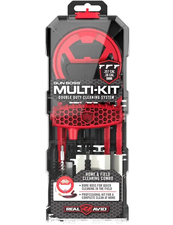 Набір для чищення Real Avid Gun Boss Multi-Kit .357 Cal/.38 Cal/9mm