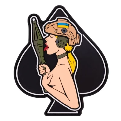 Шеврон Brand Element Дівчина-піка Blonde