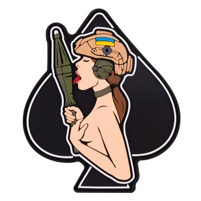 Шеврон Brand Element Дівчина-піка Brown Hair
