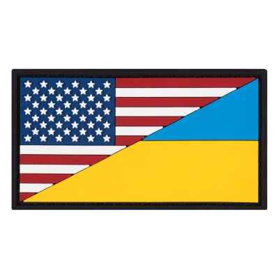 Шеврон Brand Element Прапор Укр/США Colored