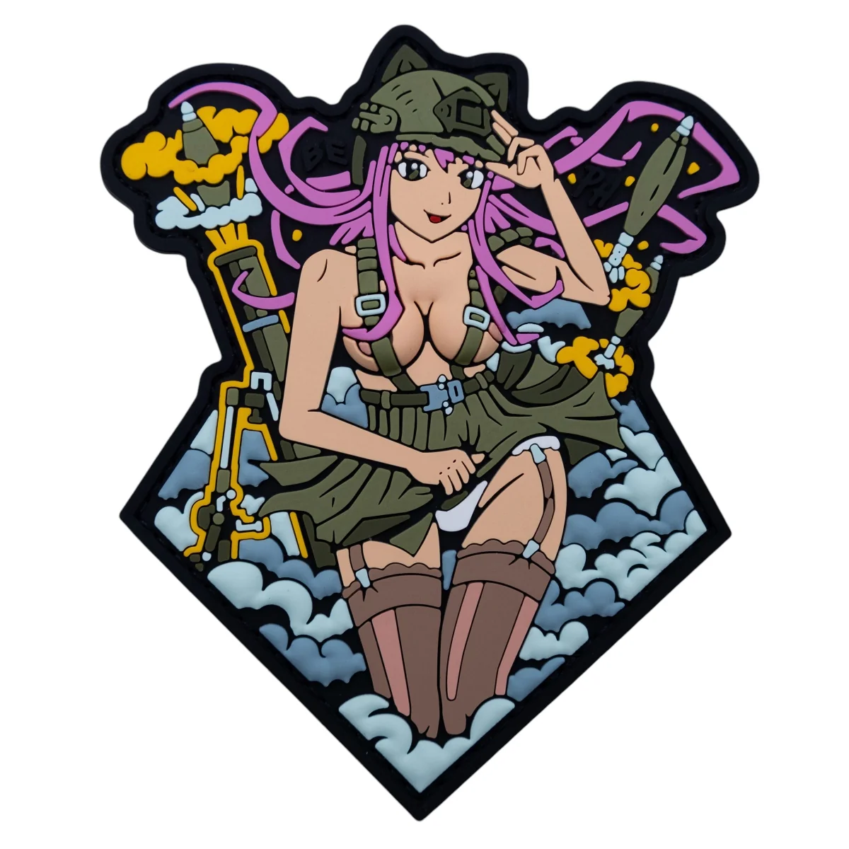 Шеврон Brand Element Anime Girl Pink