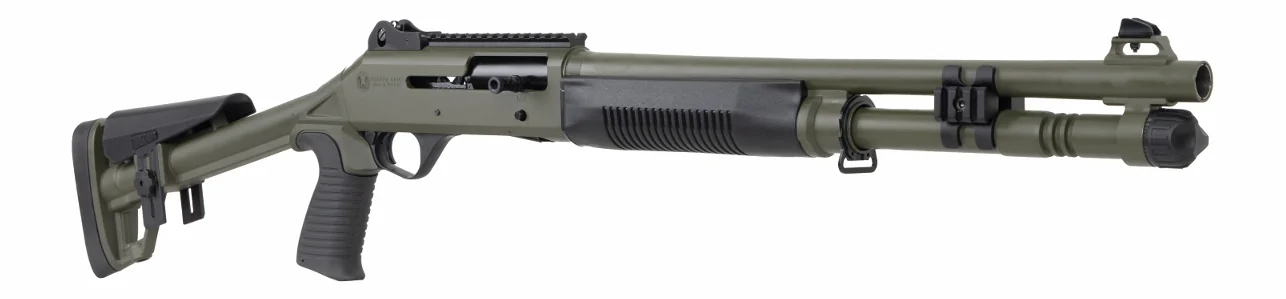 Рушниці гладкоствольна напівавтоматична Panzer Arms Brand M4 OD Green з телескопічним прикладом, СТВ 12/76 - зображення 3