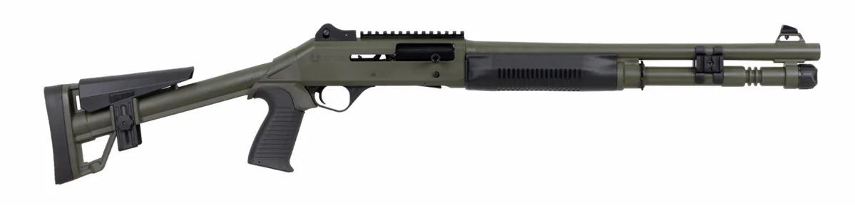 Рушниці гладкоствольна напівавтоматична Panzer Arms Brand M4 OD Green з телескопічним прикладом, СТВ 12/76