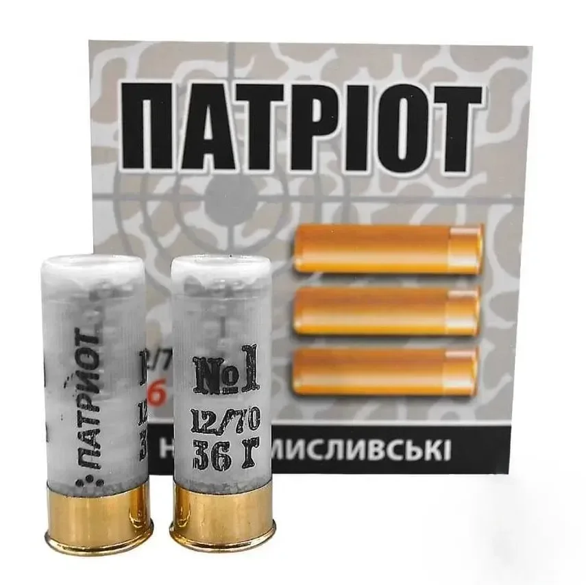 Набої гладкоствольні ТАХО Патріот №4/0 12х70 36 г