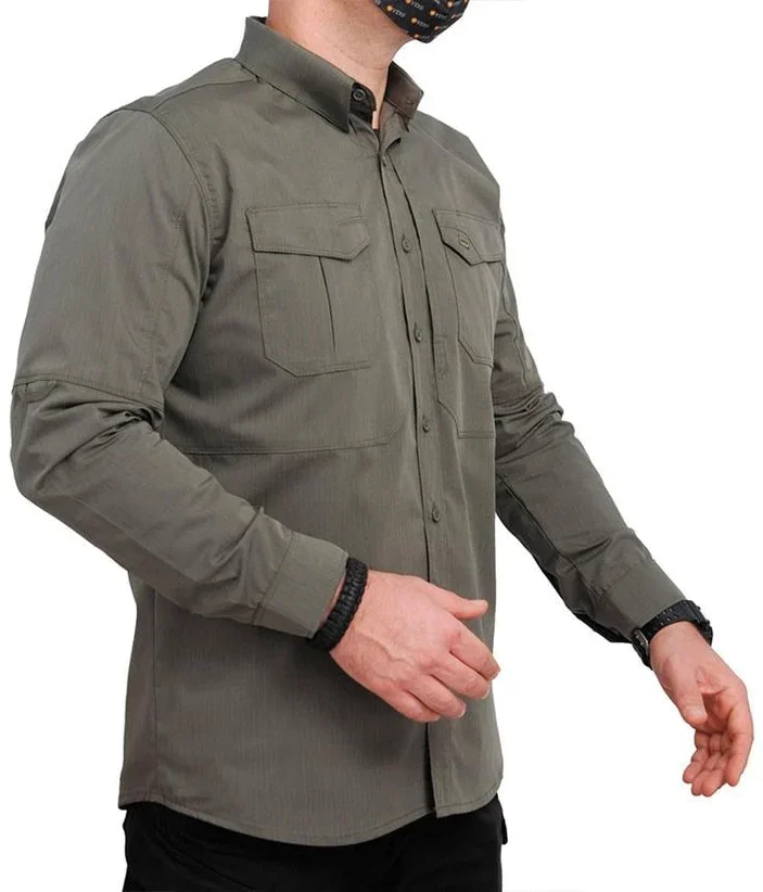 Сорочка тактична YDS Khaki S - зображення 2